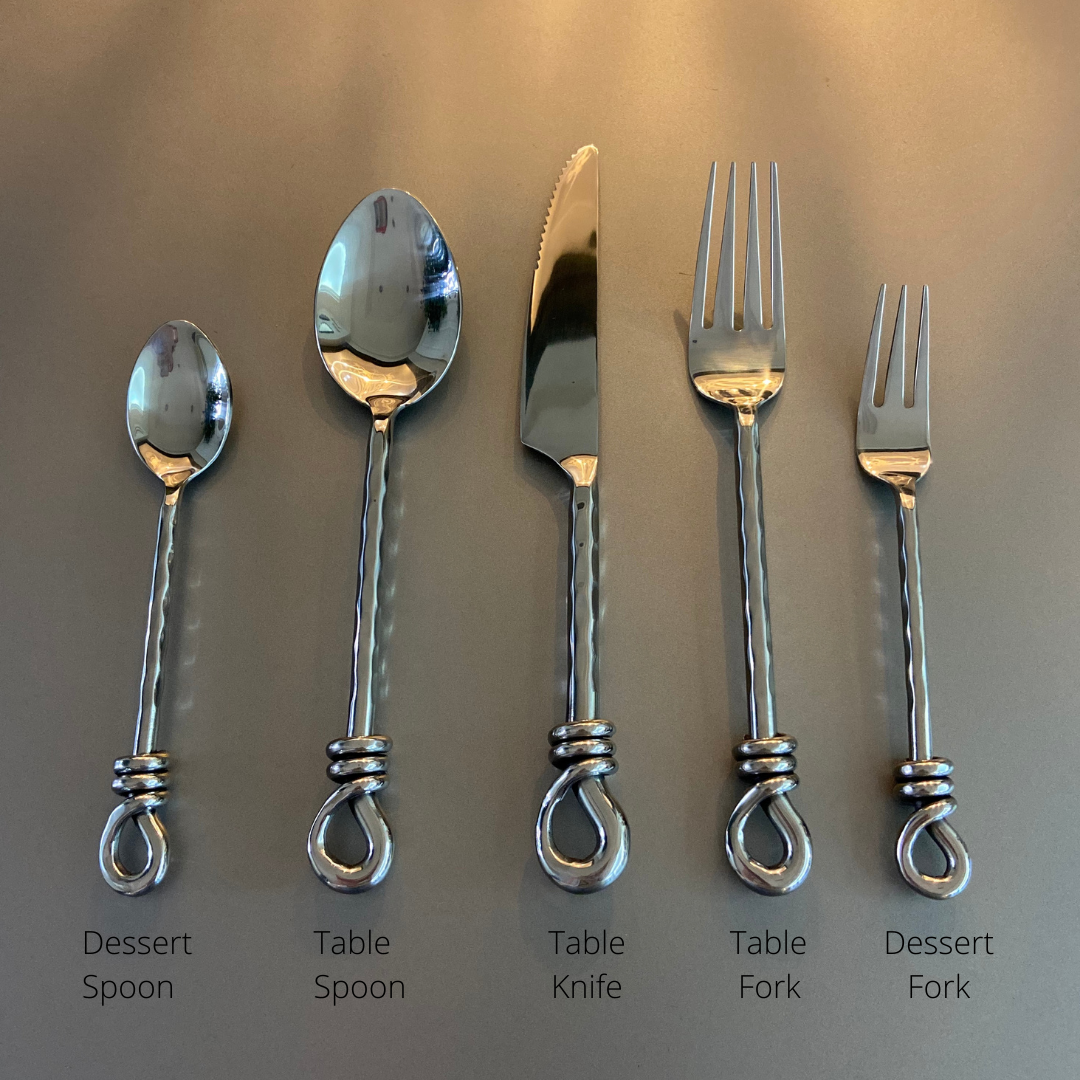 Royal Hammered Cutlery Set