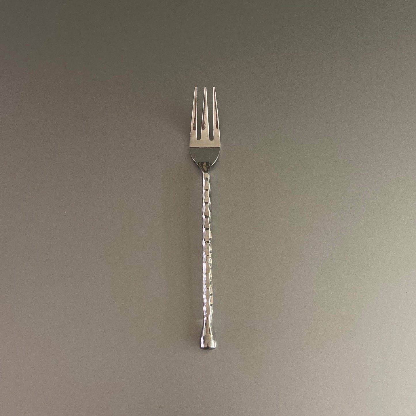 Moon River Hammered Pastry Fork, L13cm