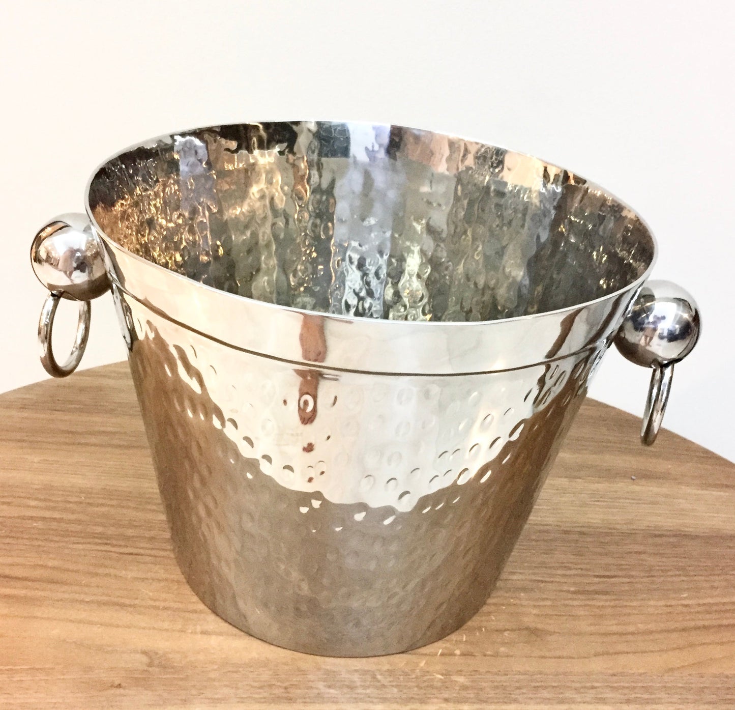 La Géode Hammered Champagne Bucket, 12L & Dia.31cm"