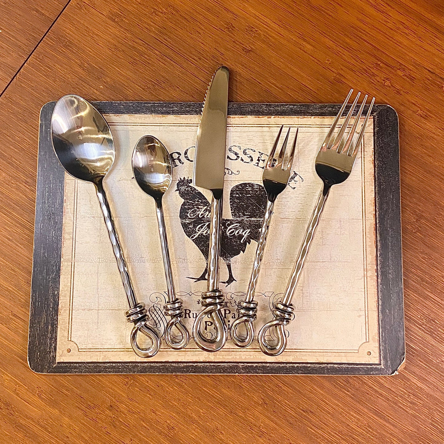 Royal Hammered Cutlery Set