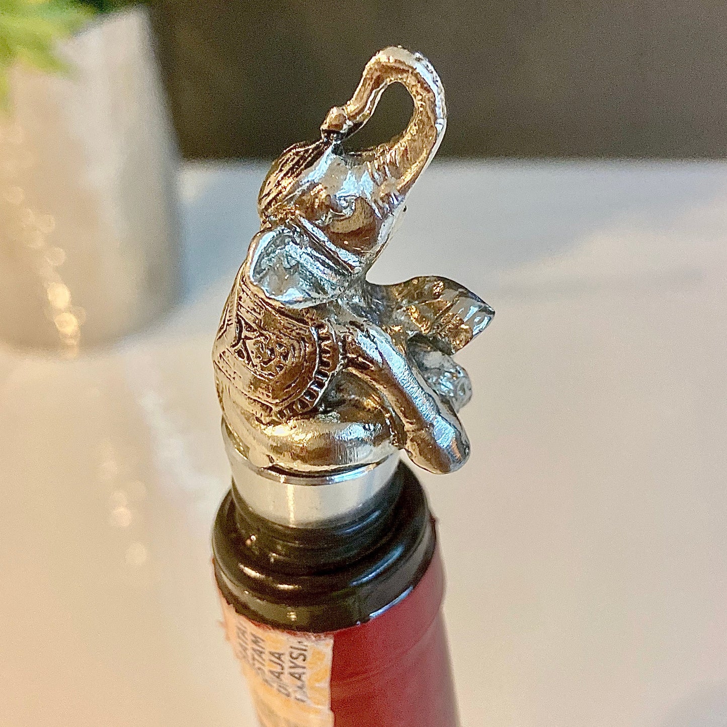 Elephant Bottle Stopper