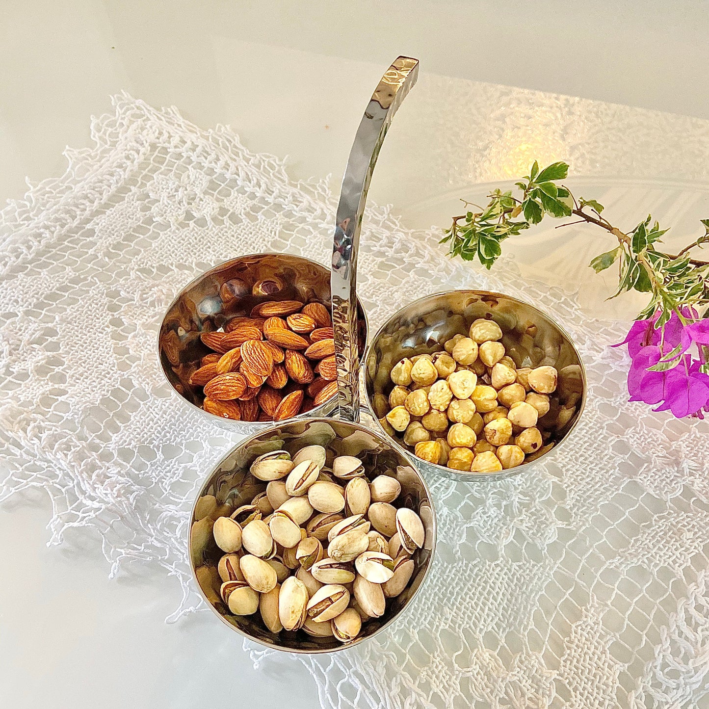 Sloane Hammered Treble Serving Bowl