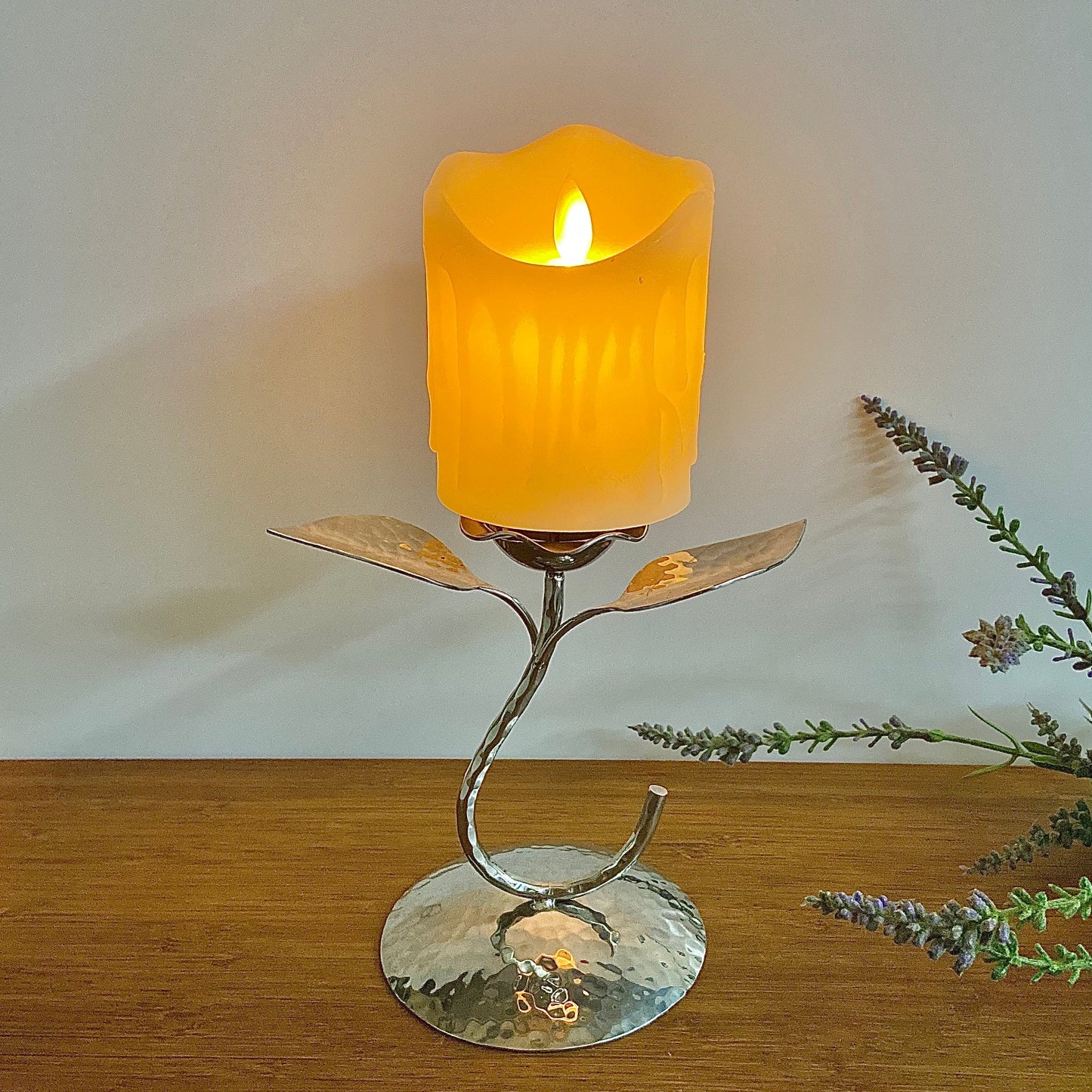 Flower Candle Holder Stand