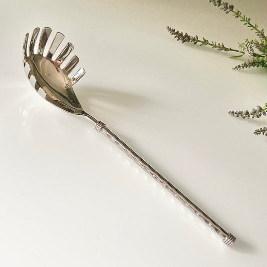 Crown Reach Hammered Spaghetti Spoon