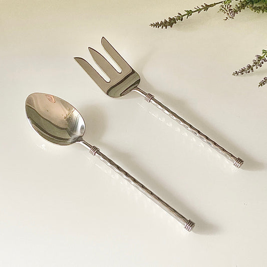 Crown Reach Hammered Salad Servers